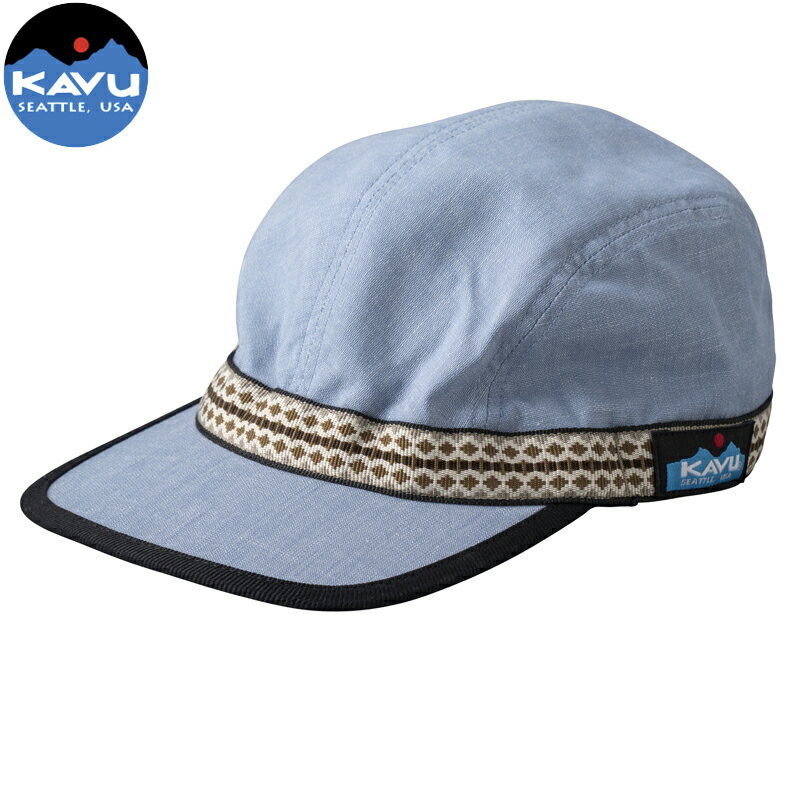 KAVU(カブー) 【24春夏】K's Dungaree Strap Cap(キッズ ダンガリーストラップキャップ) ONE SIZE サックスブルー 19821839022000