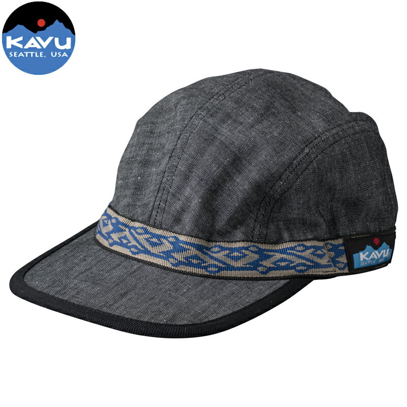KAVU(カブー) K's Dungaree Strap Cap(キッズ ダンガリーストラップキャップ) ONE SIZE ブラック 19821839001000