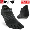 injinji(インジンジ) ラン ライトウェイト ノーショウ ウィメンズ XS/S ブラック(BLA) 281111