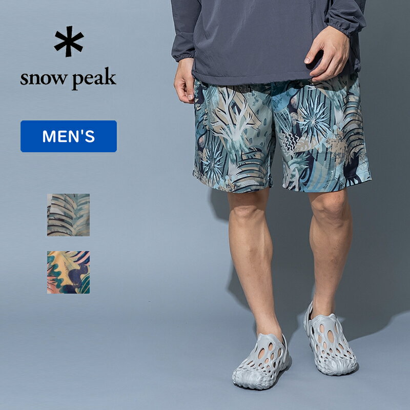 スノーピーク アウトドア パンツ メンズ スノーピーク(snow peak) Men's PT Breathable Quick Dry Shorts メンズ L Khaki PA-23SU02204KH