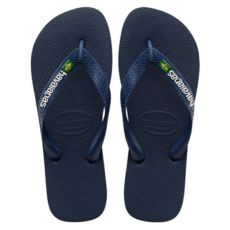 havaianas(ハワイアナス) Brasil Logo(ブラジルロゴ)/ビーチサンダル 25/26cm 0555(Navy Blue) 4110850