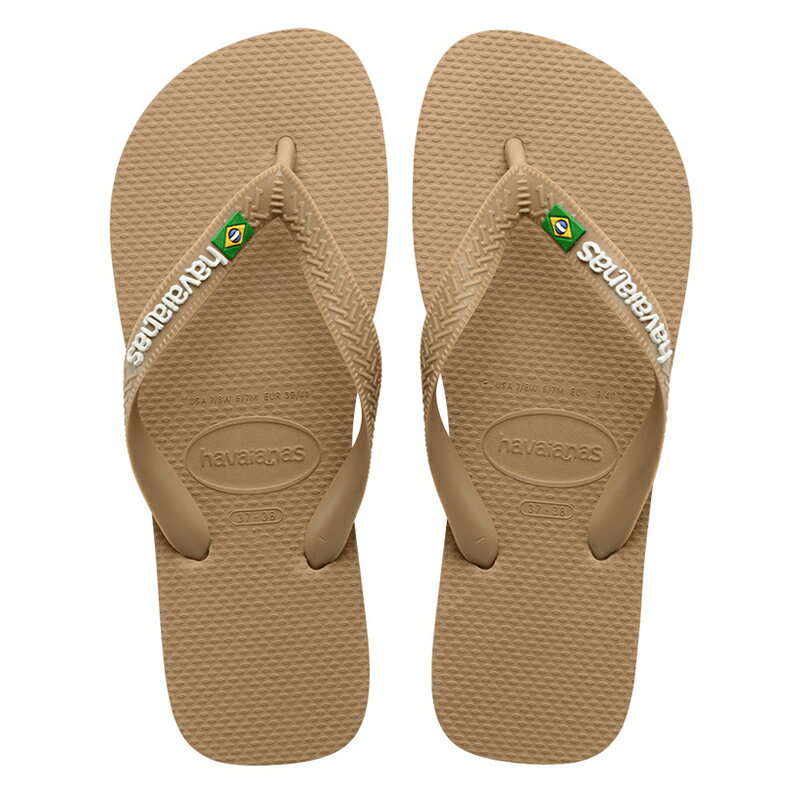 havaianas ハワイアナス Brasil Logo ブラジルロゴ /ビーチサンダル 25/26cm 3581 Rose Gold 4110850