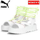 PUMA(プーマ) MAYZE SANDAL LACES POP(メイズサンダルレースポップ)/ウィメンズ サンダル 23.0cm 01(PUMA WHITE-...