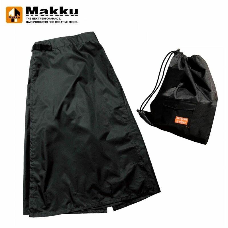 マック Makku 【マック ナチュラム コラボ】レインラップ アラウンドEX ユニセックス S ブラック NA-970