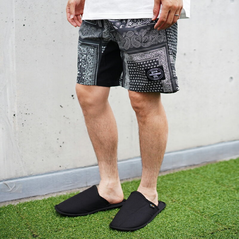 grn GENERAL LIFE(ジーアールエヌ ジェネラルライフ) Men's STROLLING SHORTS(ストローリング ショーツ)メンズ L PAISLEY GN2335QZ