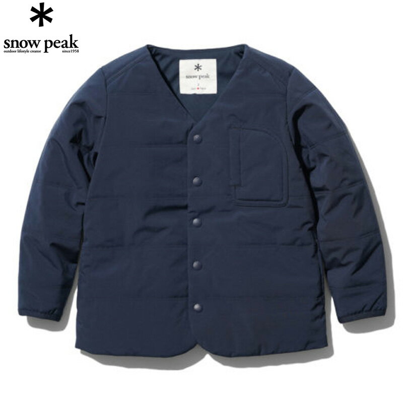 スノーピーク(snow peak) Kids Flexible Insulated Cardigan 2 Navy SW-23AK00101NV