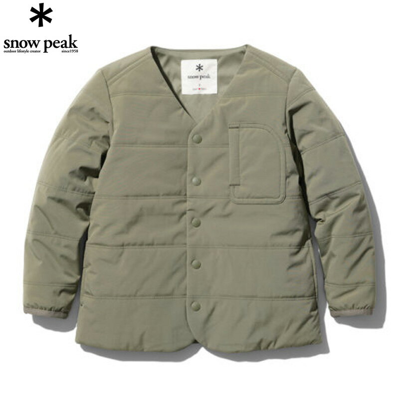 スノーピーク(snow peak) Kids Flexible Insulated Cardigan 3 Olive SW-23AK00102OL