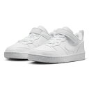 NIKE(ナイキ) COURT BOROUGH LOW RECRAFT GS 18.0cm (106)ホワイト/ホワイト/ホワイト DV5457106(4)