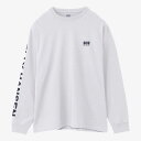 ヘリーハンセン アウトドアウェア レディース HELLY HANSEN(ヘリーハンセン) 【24春夏】L/S LETTER TEE(ロングスリーブ レターティー) S クリアホワイト(CW) HH32380