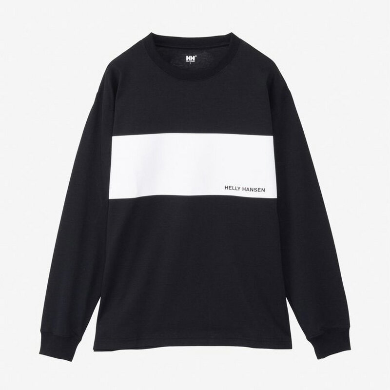 HELLY HANSEN(ヘリーハンセン) L/S ONE BORDER TEE(ロングスリーブ ワンボーダーティー)ユニセックス S ブラック(K) HH32382