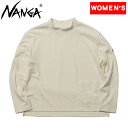 ナンガ(NANGA) エコ ハイブリッド モックネック ロングスリーブ ティー ウィメンズ WM WHT NW2332-1G233 1