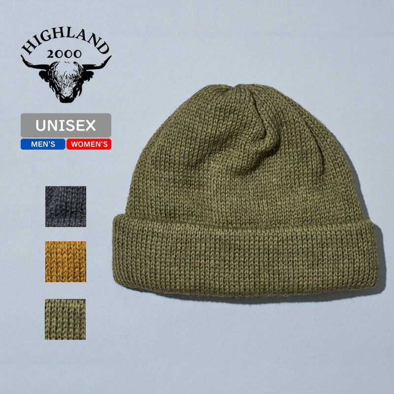 HIGHLAND 2000 ハイランド 2000 BW Tubular Bobbycap Double Turn Up フリー OLIVE HL-23FW-0003