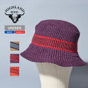 HIGHLAND 2000(ハイランド 2000) Line Straight Bucket Hat フリー FXGL/RD/NV HL-23FW-0022
