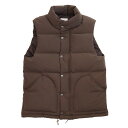 SIERRA DESIGNS(シエラデザインズ) Women's DOWN VEST(ウィメンズ ダウンベスト) S Brown 824002