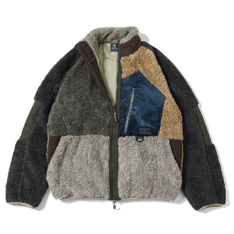 クリフメイヤー ボアジャケット メンズ KRIFF MAYER(クリフメイヤー) Men's シャギーボア JACKET メンズ M 90(MULTI-COL) 2314400