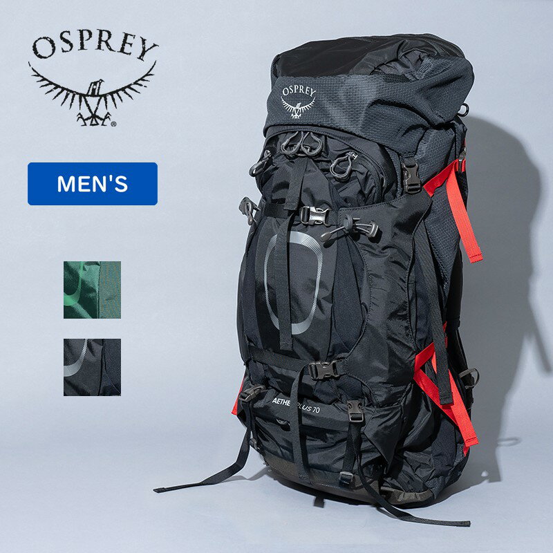 OSPREY(オスプレー) AETHER PLUS 70(イーサー プラス 70) 70L(L/XL) Black 10002897