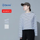 ORCIVAL(オーシバル) ボートネック L/S ショートプルオーバー 1 WHITE×MARINE #OR-C0334 BFJ