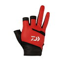 ダイワ(Daiwa) DG-1424 レザーフィットグローブ 3本カット 全3サイズ