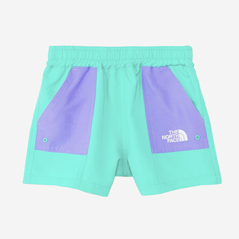 THE NORTH FACE(ザ・ノース・フェイス) 【24春夏】Baby's WATER SHORT(ウォーター ショート)ベビー 80cm ガイザーアクア(GA) NBB42344