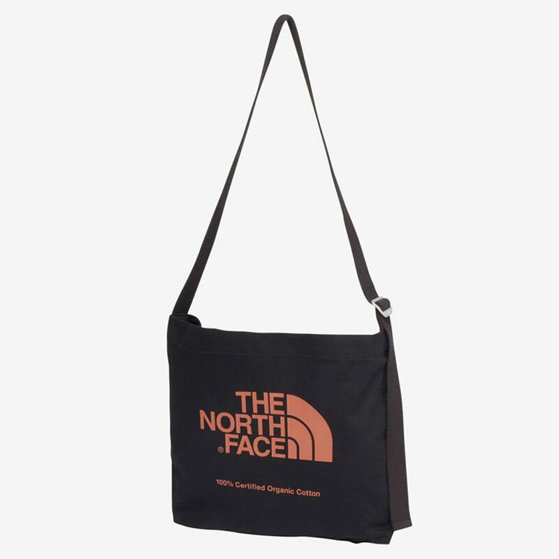 楽天ナチュラム アパレル専門店THE NORTH FACE（ザ・ノース・フェイス） 【24春夏】ORGANIC COTTON MUSETTE（オーガニックコットンミュゼット） ONE SIZE ブラック（KC） NM82387