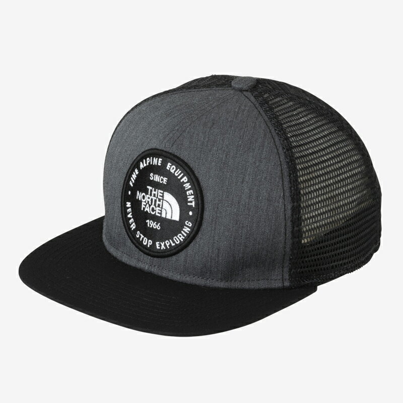 THE NORTH FACE(ザ・ノース・フェイス) 【24春夏】K MESSAGE MESH CAP(キッズ メッセージメッシュキャップ) KL ミックスグレー(Z) NNJ02406