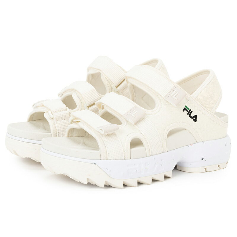 FILA(tB) y24tāzDISRUPOTR SD PUFFY GRN-PHILIA/EBY T_ 23.0cm SNOW WHITE/WHITE SAND WSS24009