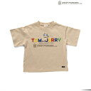 F.O.KIDS(エフ・オー・キッズ) Kid's トム&ジェリーコラボ ブロックロゴ Tシャツ キッズ 130 ベージュ R207034(4)