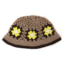 Ampersand(アンパサンド) Kid's クロシェ編み HAT キッズ 50cm ベージュ L368064(4)