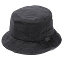 Xm[s[N(snow peak) y24tāzIndigo C/N Bucket Hat t[ Black UG-780RBK