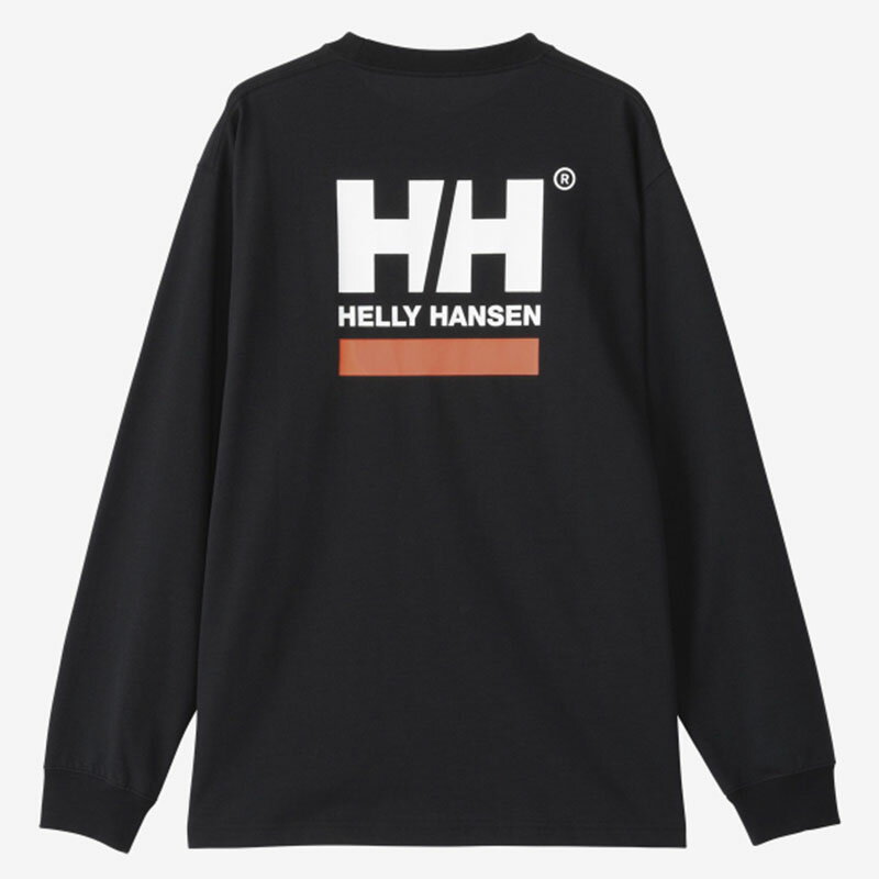 HELLY HANSEN(ヘリーハンセン) 【24春夏】ロングスリーブ スクエア ロゴ ティー S ブラック(K) HH32413