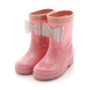 Ampersand(アンパサンド) Kid's キラキラ レイン シューズ キッズ 14cm ピンク L164044(4)