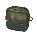 キウ(KiU) 【24春夏】TRAVEL MESH SQUARE POUCH フリー レオパード K369