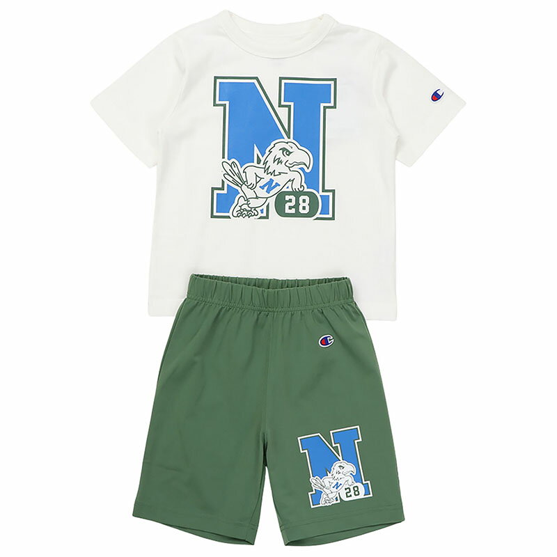 Champion(チャンピオン) T-SHIRT&SHORTS SET 140 ホワイト(010) CKZW01