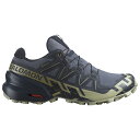 SALOMON(T) y24tāzSPEEDCROSS 6 GORE-TEX(Xs[hNX 6 SAebNX) 26.0cm GRISAILLE/CARBON/TEA L47465500