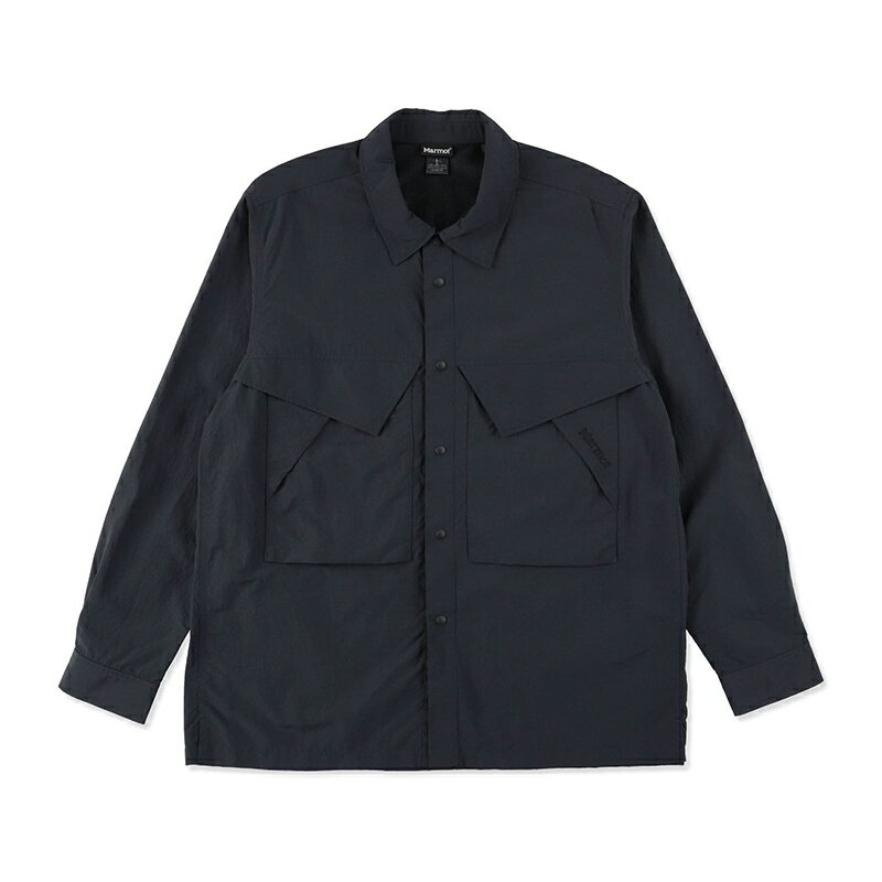 マーモット アウトドアウェア レディース Marmot(マーモット) 【24春夏】Mammoth Shirt(マンモスシャツ) L ブラック TSSMS401