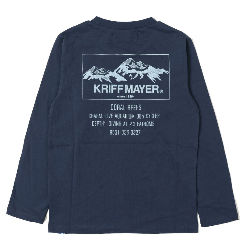 KRIFF MAYER(クリフメイヤー) 【24春夏】Kid's 楽LUCK TEE(山) キッズ 150 79(NAVY) 2339302K