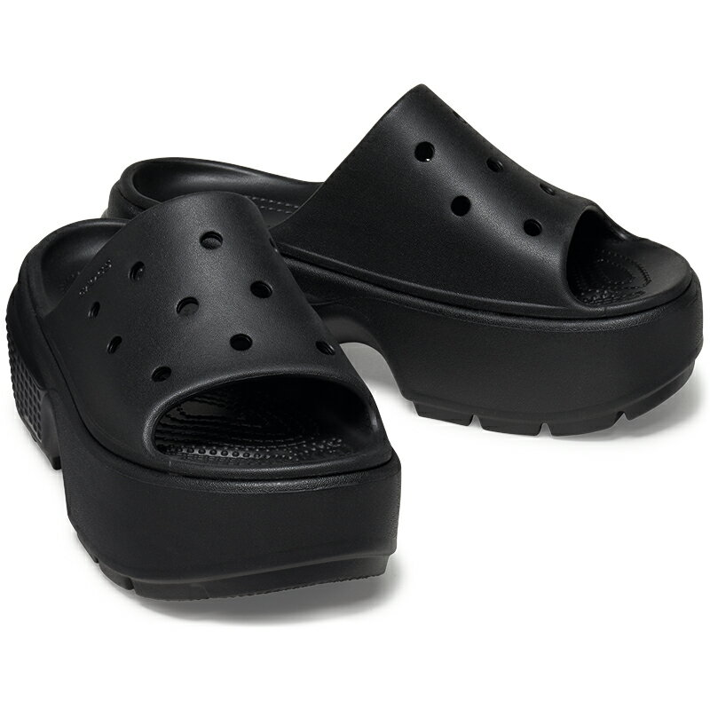 CROCS(NbNX) y24tāzSTOMP SLIDE(Xgv XCh) 23cm(M5) Black 209346