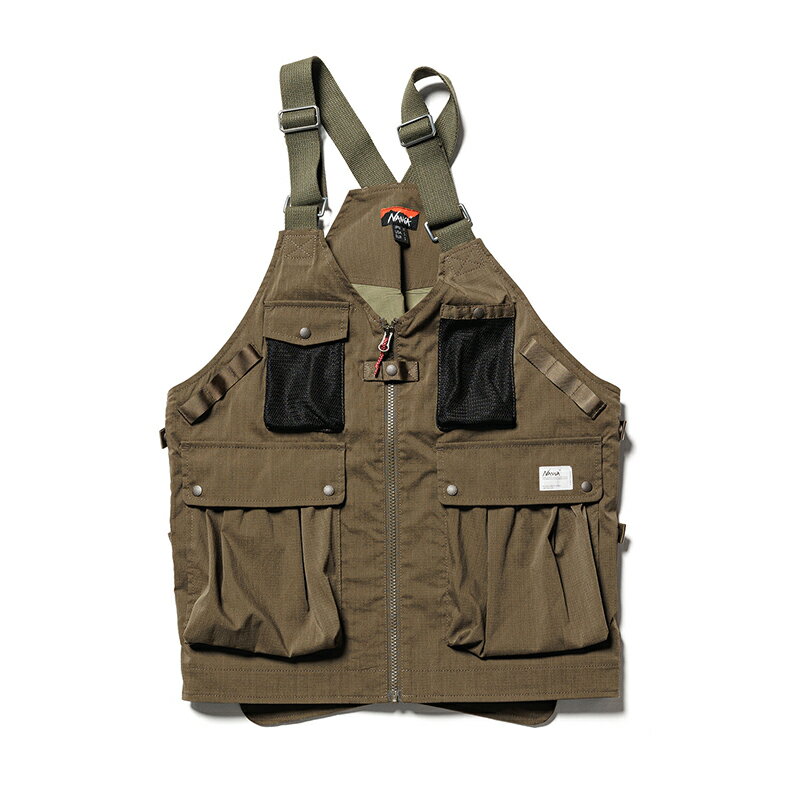 楽天ナチュラム アパレル専門店ナンガ（NANGA） 【24春夏】HINOC RIPSTOP FIELD VEST L AMG（アーミーグリーン） N0001147