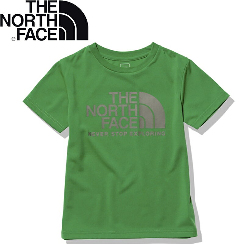 THE NORTH FACE(ザ・ノース・フェイス) Kid's SHORT SLEEVE BUG FREE GRA TEE キッズ 120cm プライマリーグリーン(PR) NTJ32346