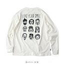 gym master(ジムマスター) 7.4oz YOUR SMILEロンTee L 01)ホワイト G421700(4)