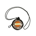 POLeR(ポーラー) HIGH&DRY PVC ROUND POUCH ONE SIZE CLEAR BLACK 243MCV0005-CLBK