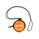POLeR(ポーラー) HIGH&DRY PVC ROUND POUCH ONE SIZE CLEAR ORANGE 243MCV0005-CLOR