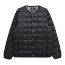 タイオン(TAION) オーバーサイズクルーネックボタンダウンジャケット メンズ M BLACK TAION-104OS(4)
