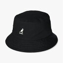 KANGOL(カンゴール) WASHED BUCKET(ウォッシュドバケット) XL BLACK 230069602