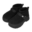 SHAKA(シャカ) SHORT MOUTON BOOTIE CHUNKY 25cm BLACK SK-299