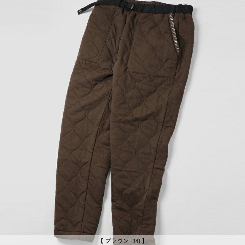 gym master(ジムマスター) ウェーブキルトイージーパンツ L 34)ブラウン G433768