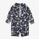 HELLY HANSEN(ヘリーハンセン) ベビー プリントスイムスーツ 80 ヘリーブルー・HB(25春夏) HB82520(4)