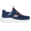 SKECHERS(スケッチャーズ) BOUNDER-BRISK-BURST(バウンダー ブリスクバースト) 19.0cm (NVBL)NAVY/BLUE 403822L-NVBL(4)