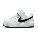 NIKE(ナイキ) COURT BOROUGH LOW RECRAFT PS 14.0cm (104)ホワイト/ブラック DV5458104
