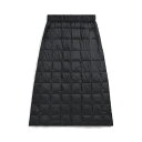 タイオン(TAION) ベーシックセミロングダウンスカート M BLACK TAION-W150LS